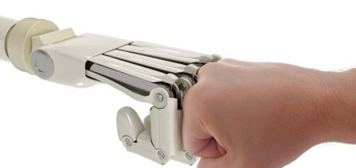 robotica kinderhand en robothand boks