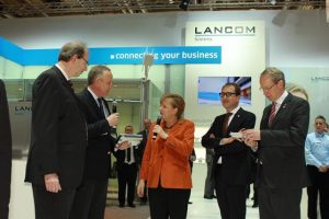 Merkel bij Lancom
