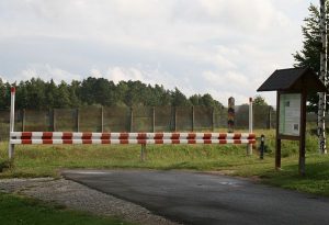 grensovergang met slagboom Schengen Informatiesysteem