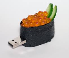 USB-stick vermomd als groentenbakje