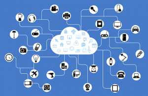 iOT slimme apparaten rond een wolk IoT-apparaten