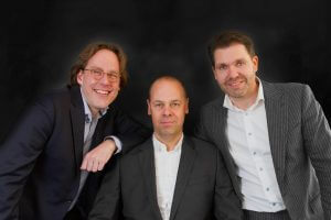 De drie partners van Nalta Group: van links naar rechts Mike Veldhuis, Ralph Biesbrouck, Geert Merkelbach