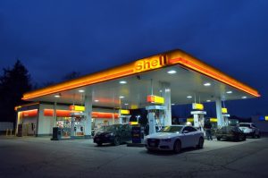 Tankstation Shell snelweg dieselprijs