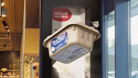 BlueBand eerste bij 3D retailmedia Deep Screen bij Jumbo