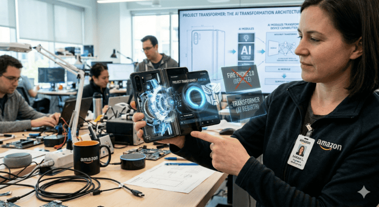 Amazon werkt volgens geruchten aan nieuwe smartphone