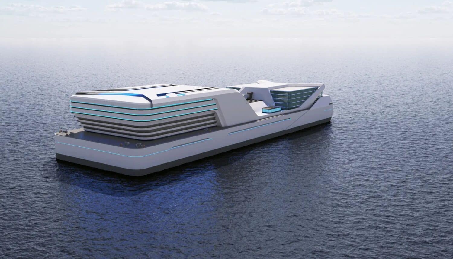 Drijvend Samsung-datacenter concept