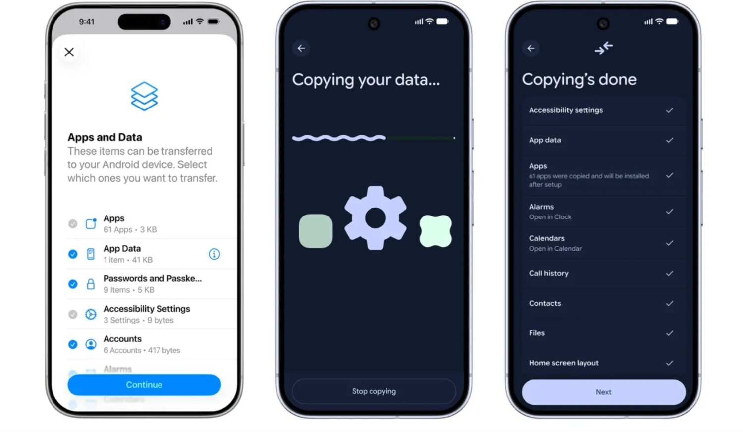 iOS to Android
