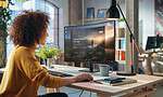 Philips lanceert gebogen QHD-schermen voor thuiswerk