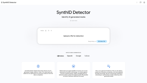 Google maakt SynthID AI-detector voor iedereen beschikbaar