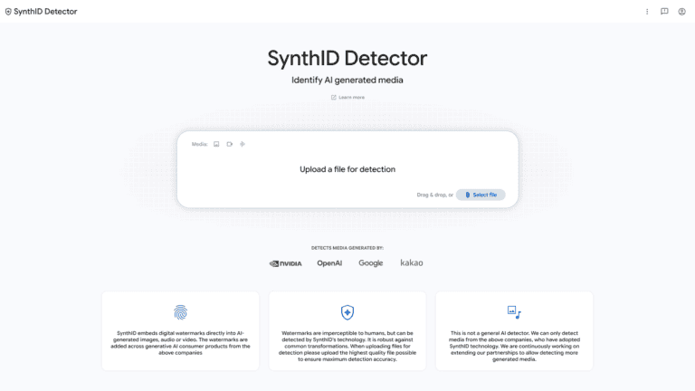 Google maakt SynthID AI-detector voor iedereen beschikbaar